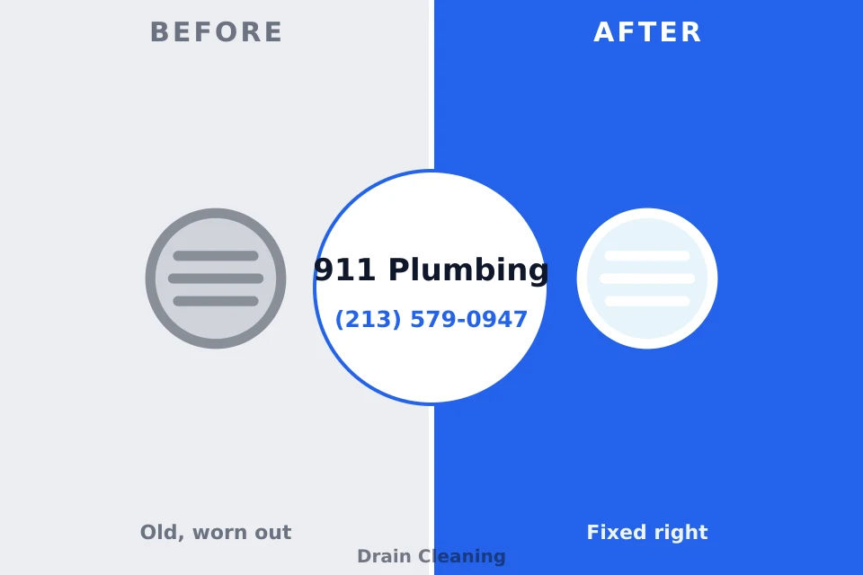 Before and after: plumbing company Black Diamond, WA